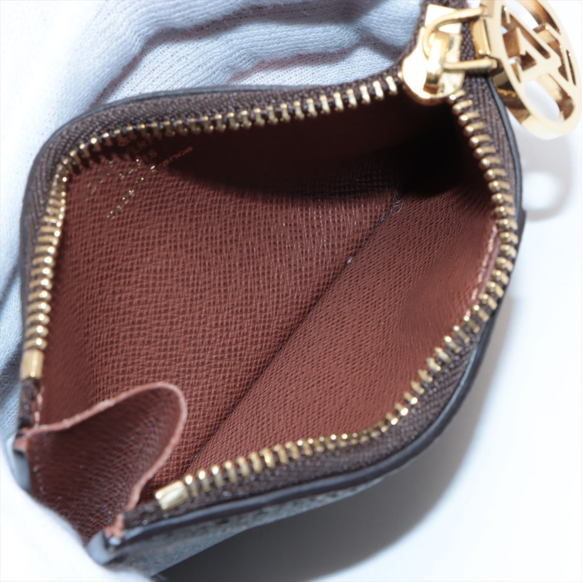 Louis Vuitton Monogram Port Jaeger Le Coultre Romy M81880 Brown Card Case