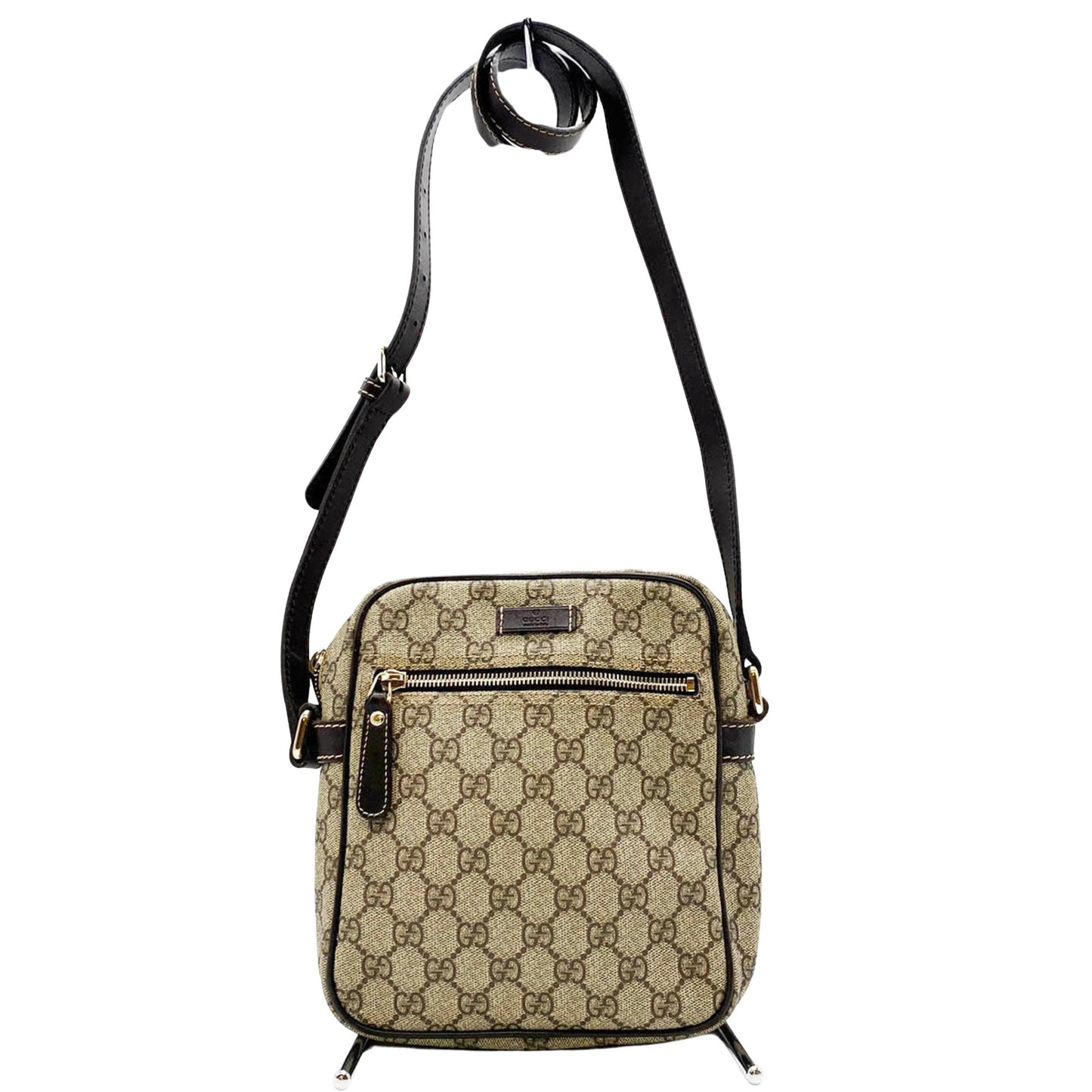 Luxury Gucci Trending 2025 Gg Supreme  Canvas Shoulder Bag ()