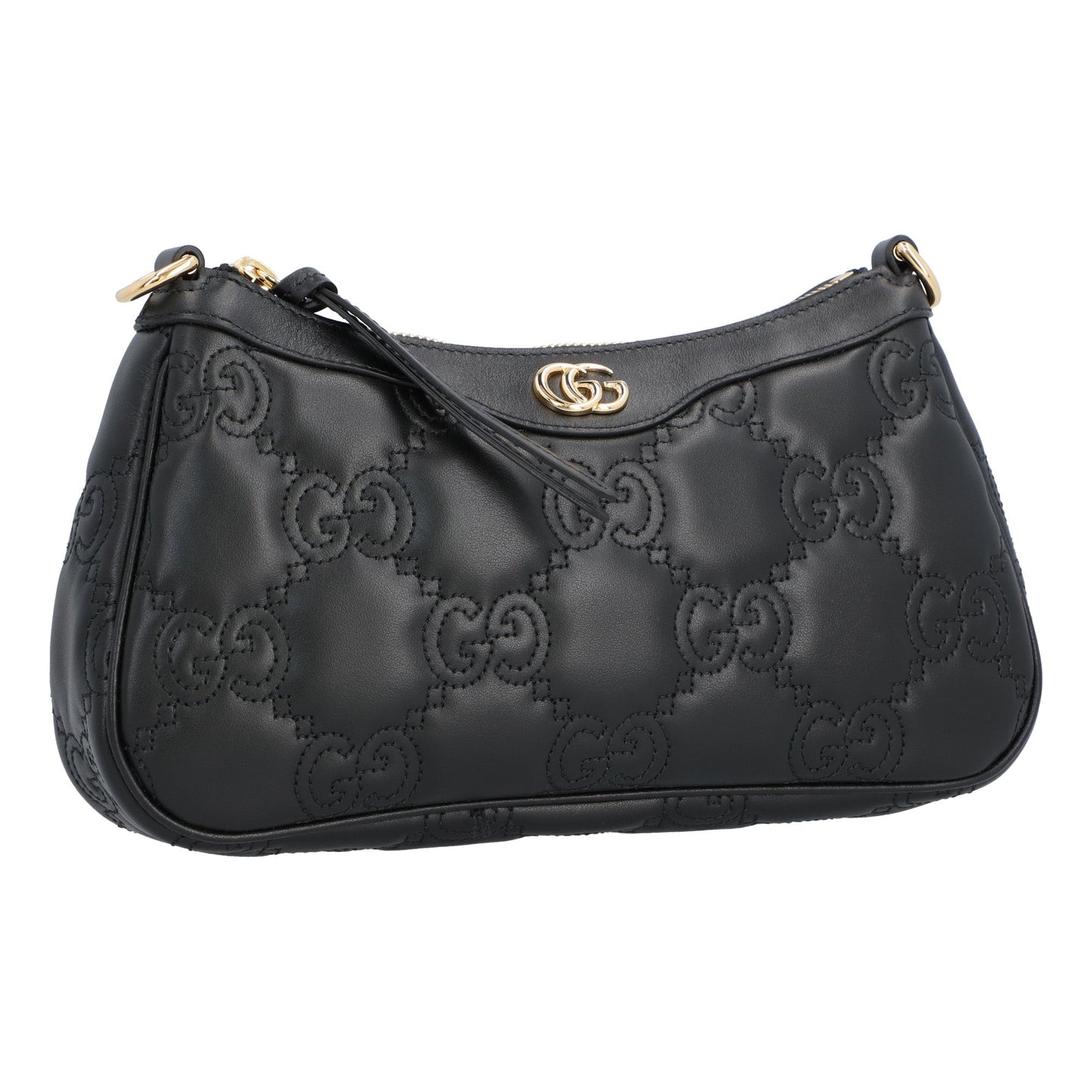 Luxury Gucci Trending 2025 Gg Matelassé Handbag Black