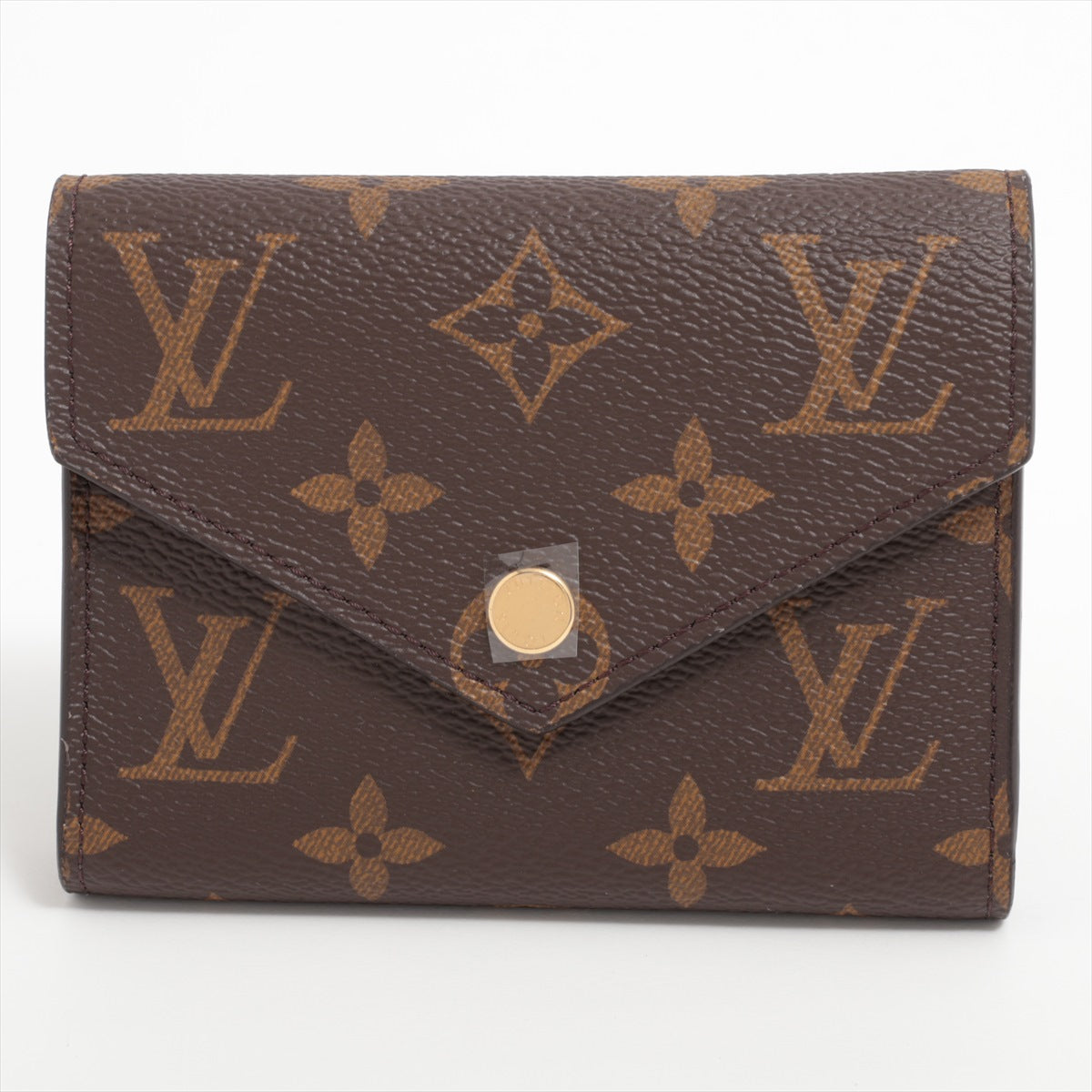 Louis Vuitton Monogram Portfolio Victoria M62472 Brown Compact Wallet