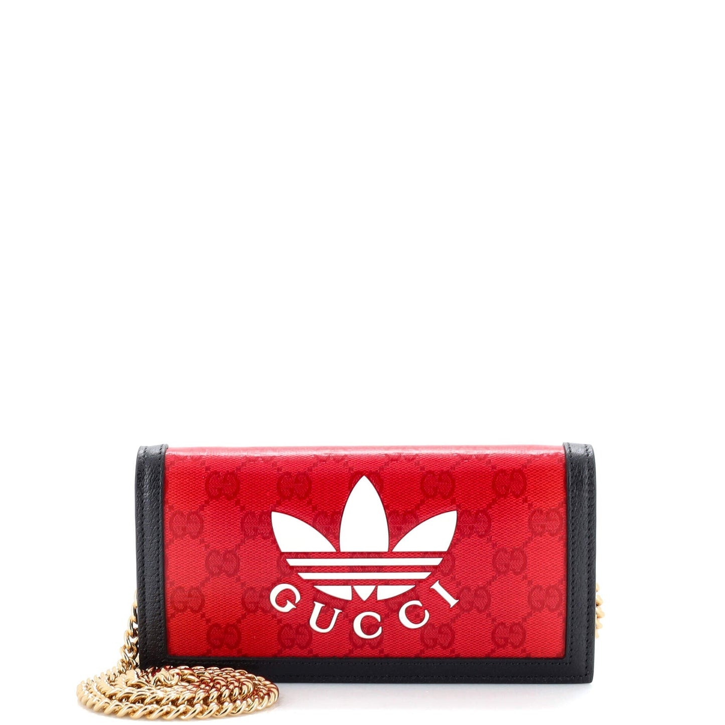 Luxury Gucci Trending 2025 x adidas Wallet on Chain GG Coated Canvas