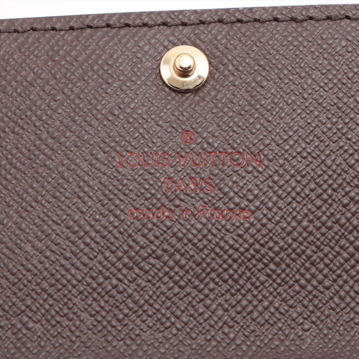 Louis Vuitton Damier Multicle 6 N62630 Brown Keycase  Reaction
