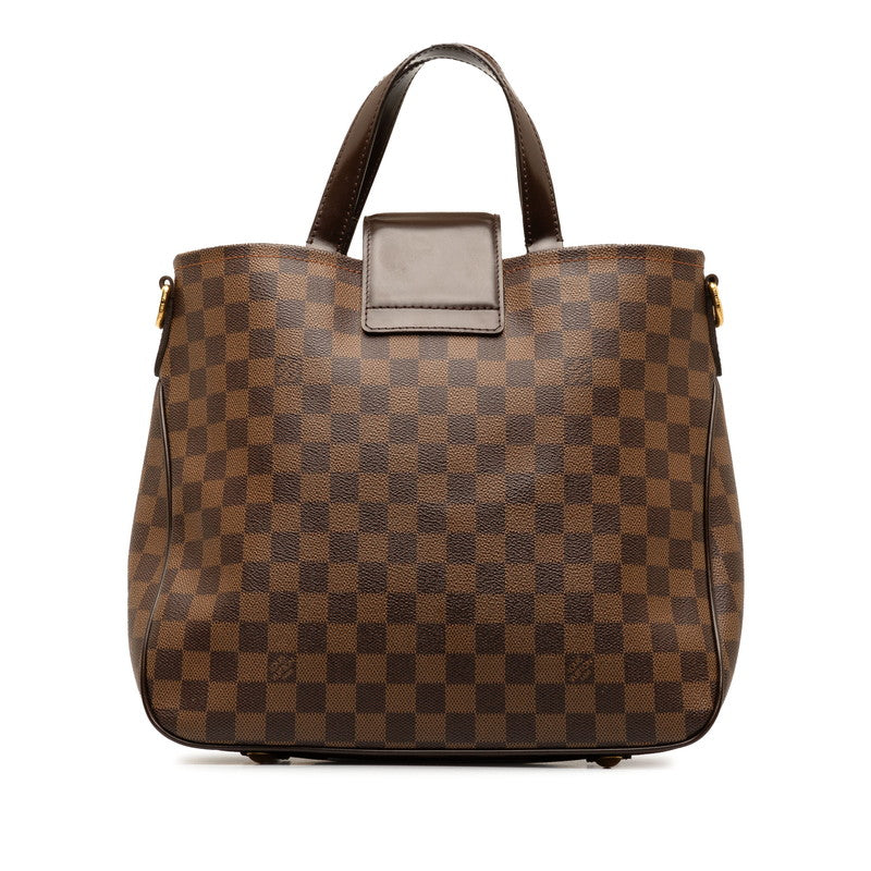 Louis Vuitton Damier Caba Rose Berry Handbag 2WAY N41177 Brown PVC Leather  Louis Vuitton