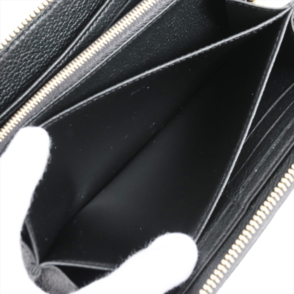 Louis Vuitton Implant  Wallet M61864 Noir Round Jeep Wallet