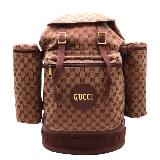 Luxury Gucci Trending 2025 Gg Canvas  Canvas Backpack Bag ()