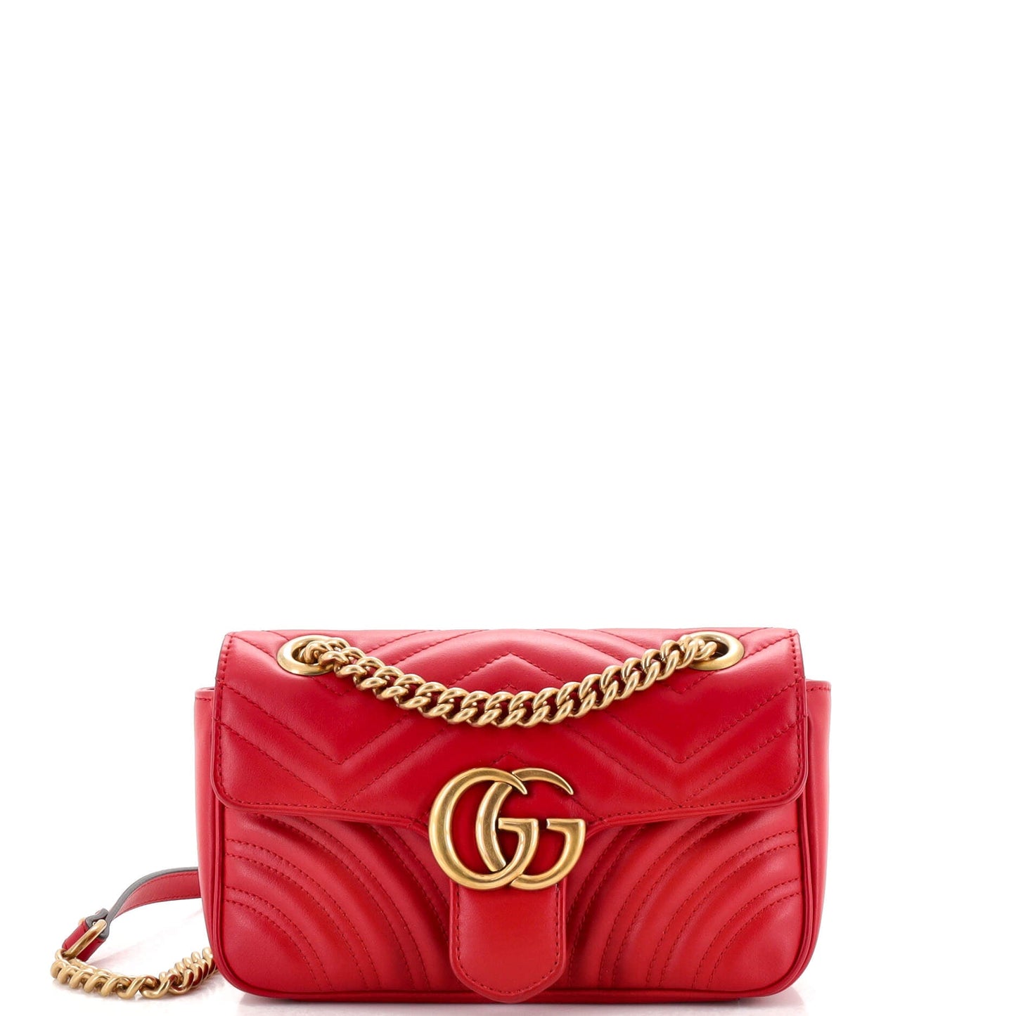 Luxury Gucci Trending 2025 GG Marmont Flap Bag Matelasse Leather Mini