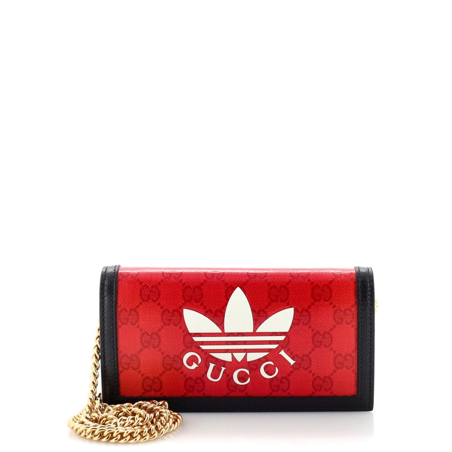 Luxury Gucci Trending 2025 x adidas Wallet on Chain GG Coated Canvas