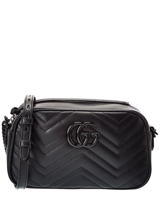 Gucci GG Marmont Small Matelasse Leather Crossbody Camera Bag