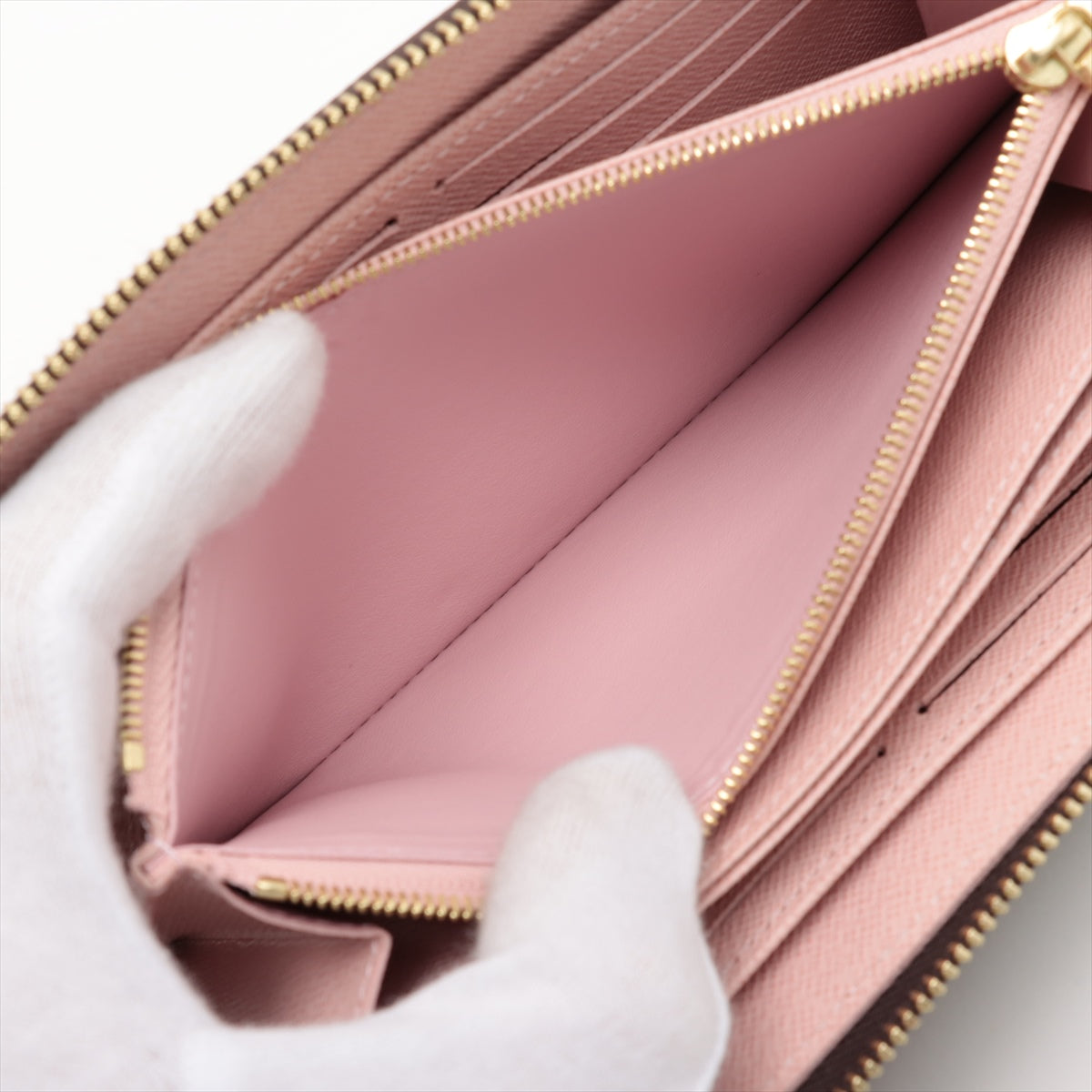 Louis Vuitton Monogram  Wallet M41894 Rose Valerie Round Zip Wallet