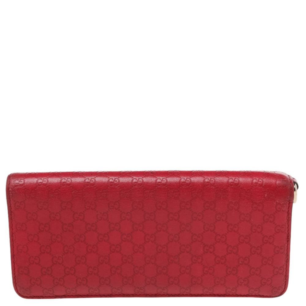 Luxury Gucci Trending 2025 Red MicroLuxury Gucci Trending 2025ssima Leather Bifold Wallet..