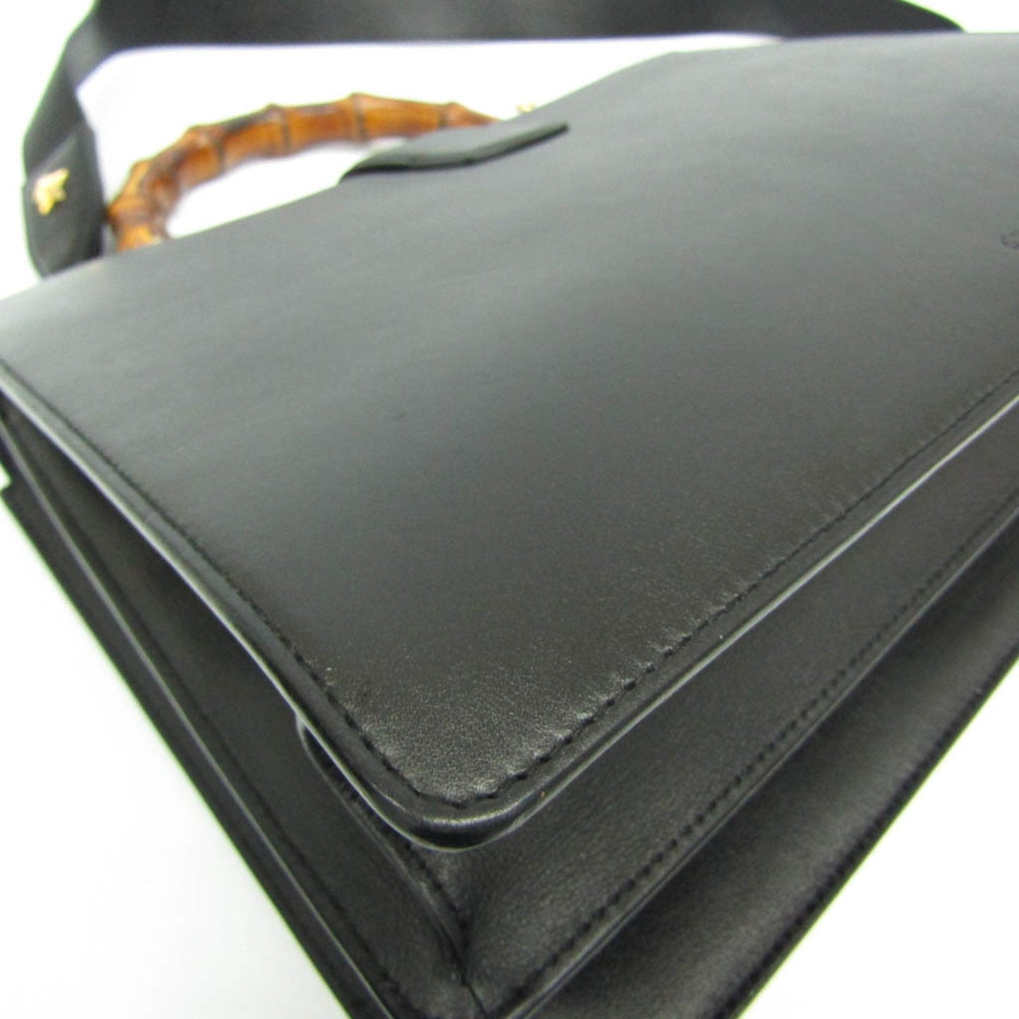 Gucci Bamboo  Leather Shoulder Bag ()