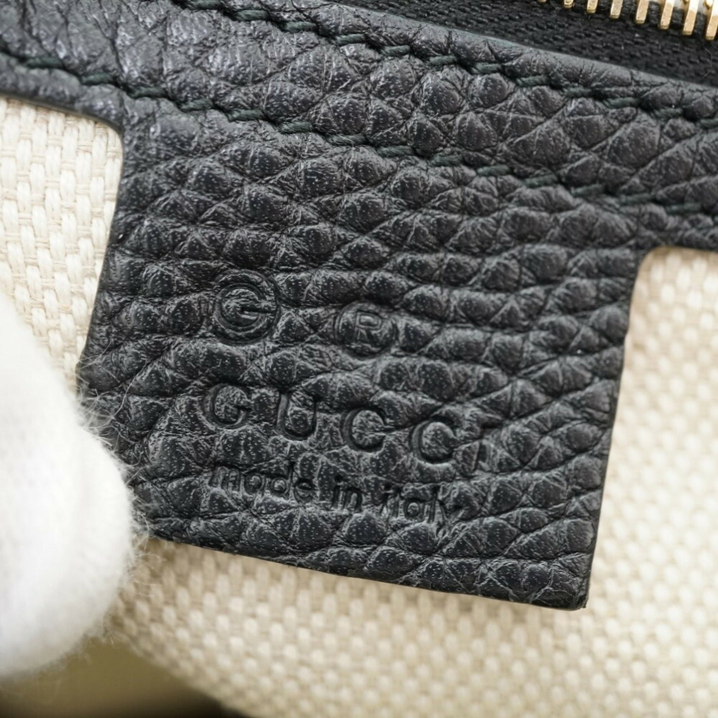 Luxury Gucci Trending 2025 Soho  Leather Tote Bag ()