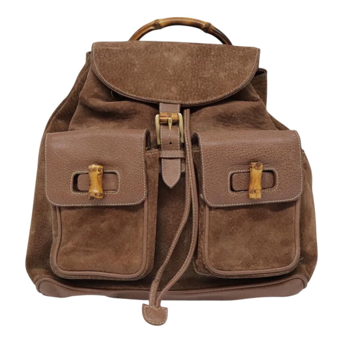 Luxury Gucci Trending 2025 Bamboo  Suede Backpack Bag