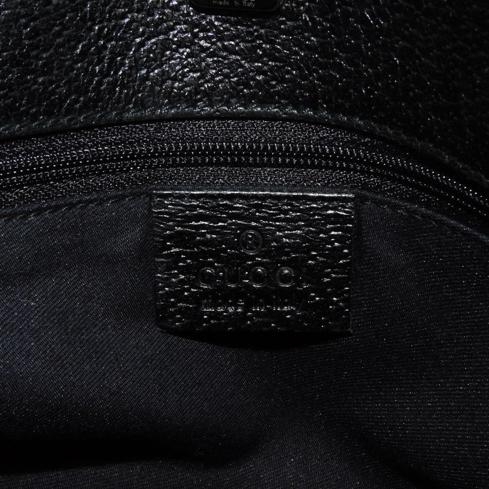 Gucci Canvas Leather Top Handle Bag