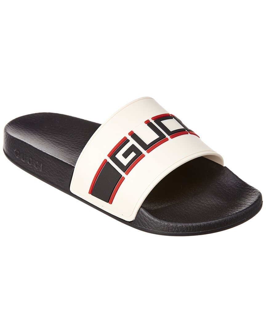 Luxury Gucci Trending 2025 Logo Stripe Rubber Slide