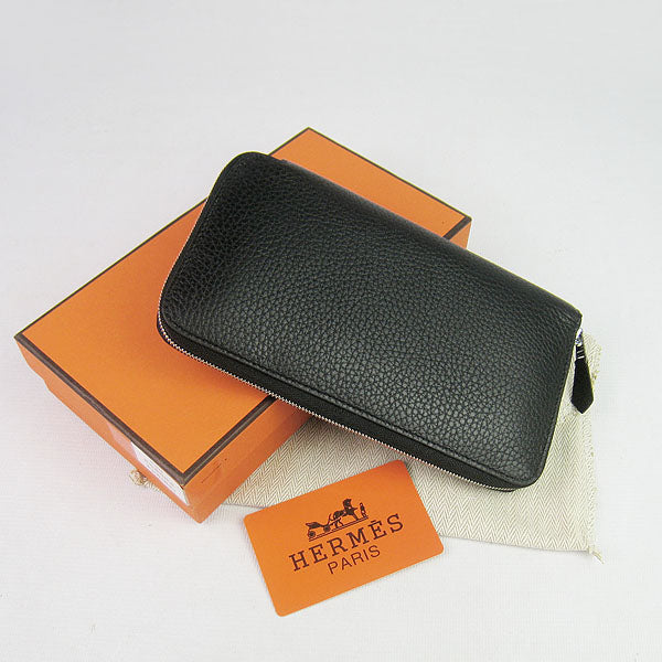 Luxury Hermes Wallet H016 Ladies Wallet Black