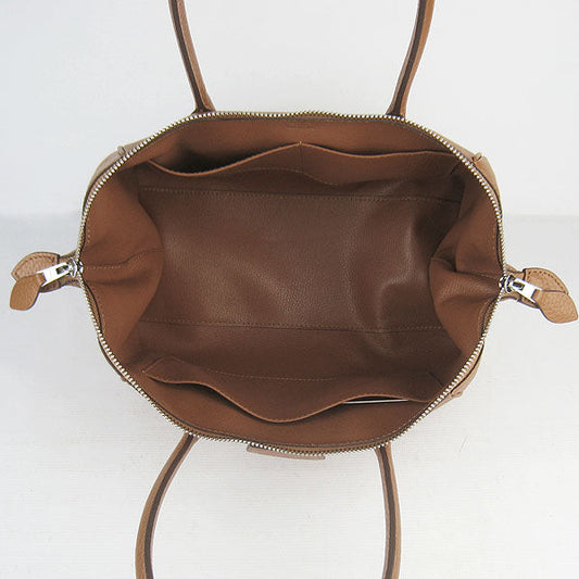 Luxury Hermes Paris Bombay Victoria Handbag H2806 light coffee