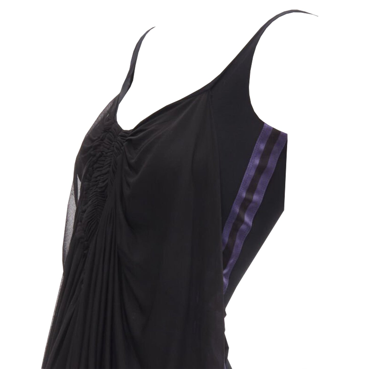 Gucci Tom Ford ruched draped web tank