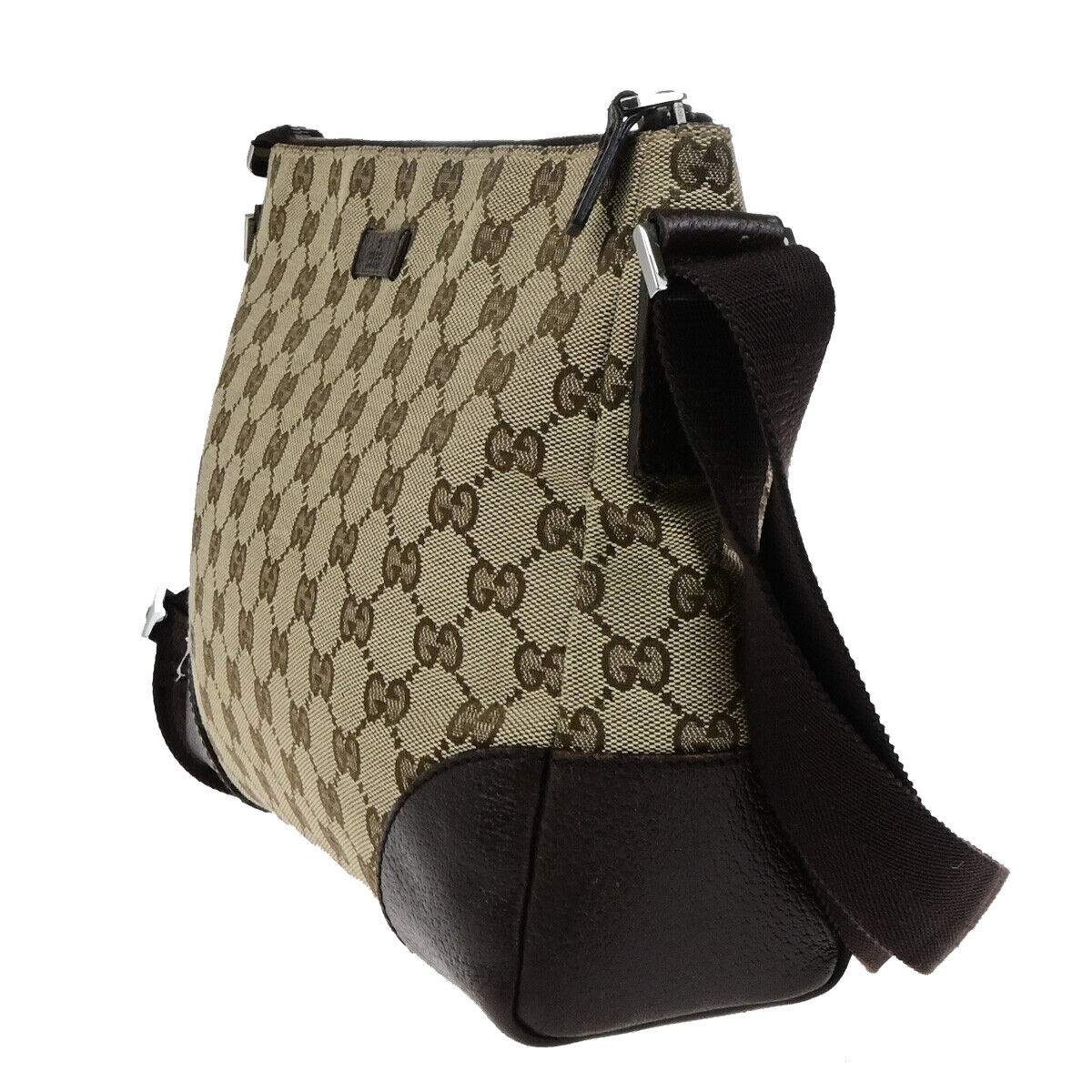 Gucci --  Canvas Shoulder Bag