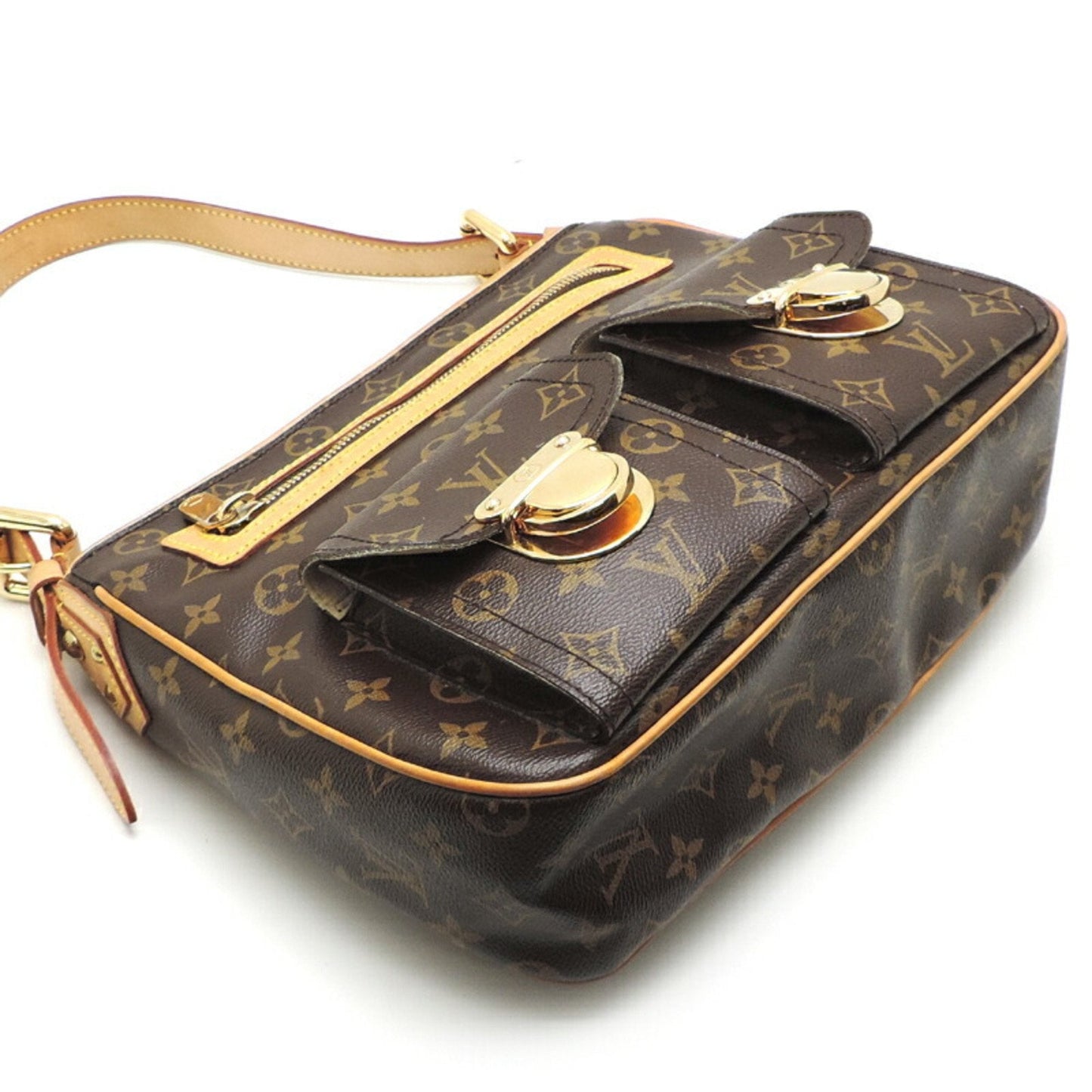 Louis Vuitton Hudson  Canvas Shoulder Bag ()