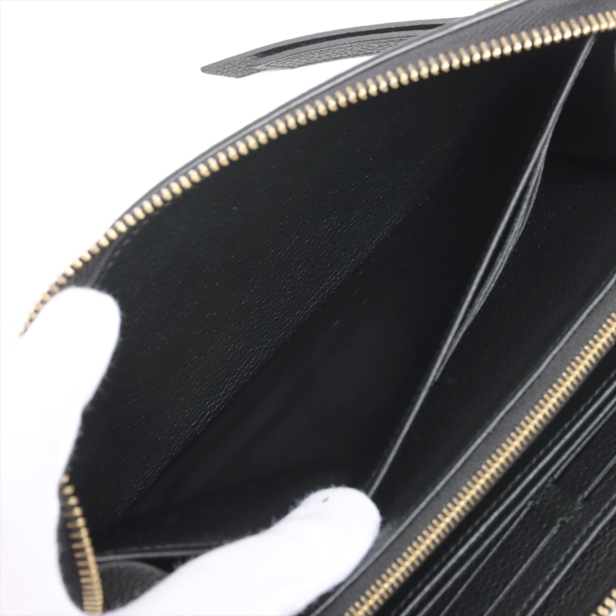Louis Vuitton Bi-Color Monogram Implant Zippyr Wallet M80481 Noneir Round Zipper Wallet