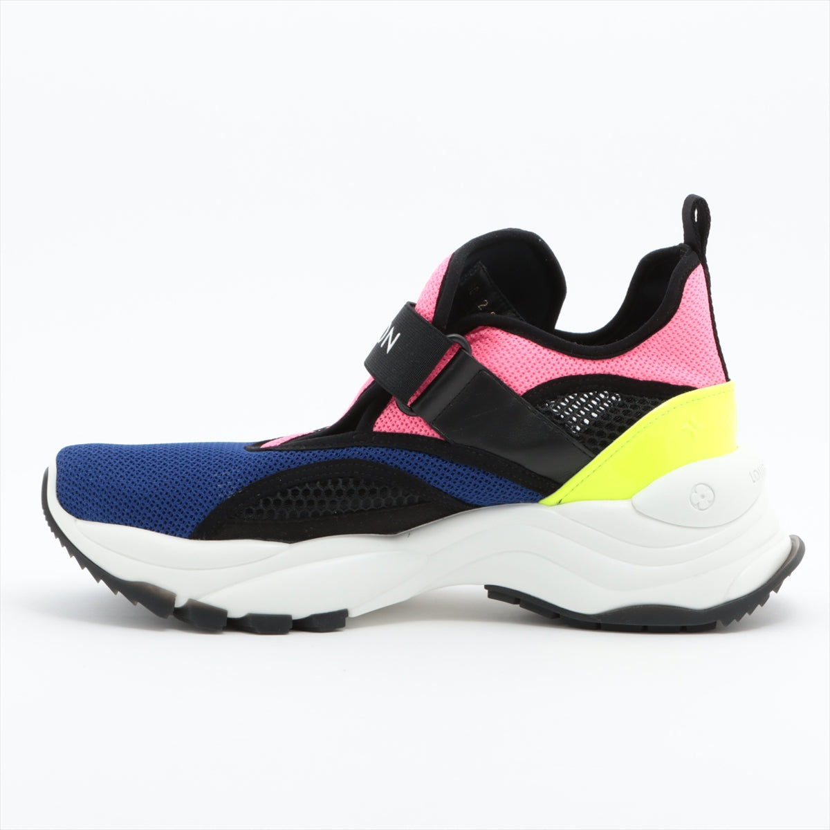 Louis Vuitton Run 55 Line 22 Years Leather x Mesh Snickers 40  Multi-Color GO0212 N
