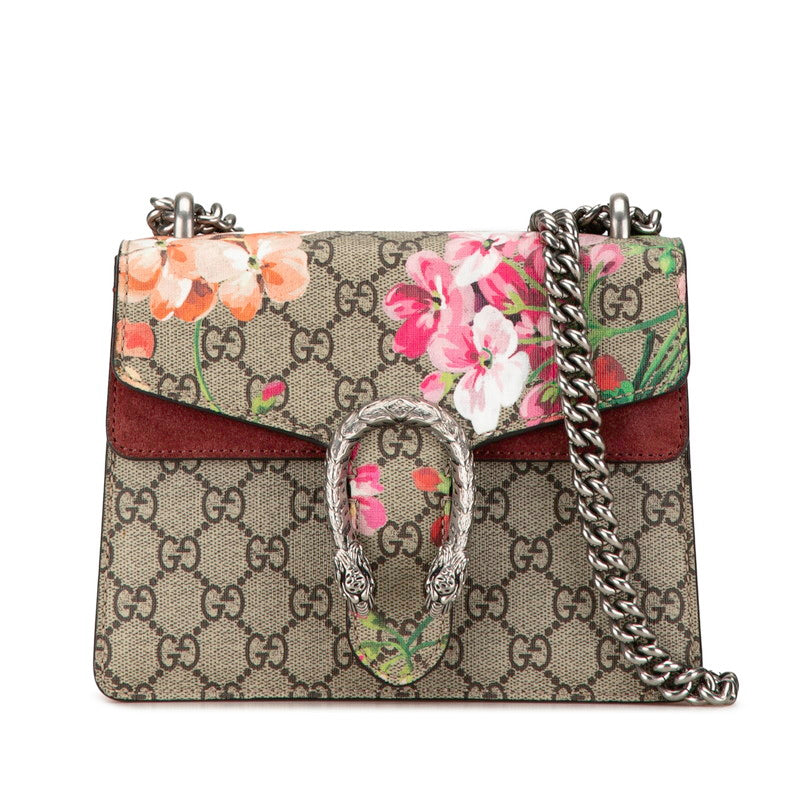 Luxury Gucci Trending 2025 Dionysus Chain Shoulder Bag Beige Red