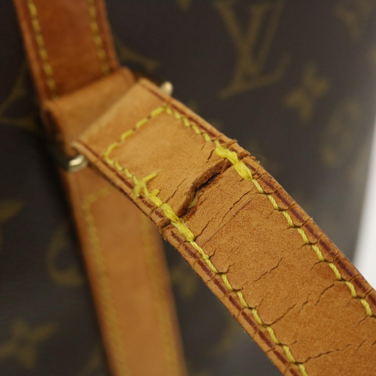 LOUIS VUITTON Monogram Sac Shopping Tote Bag M51108 LV 40010
