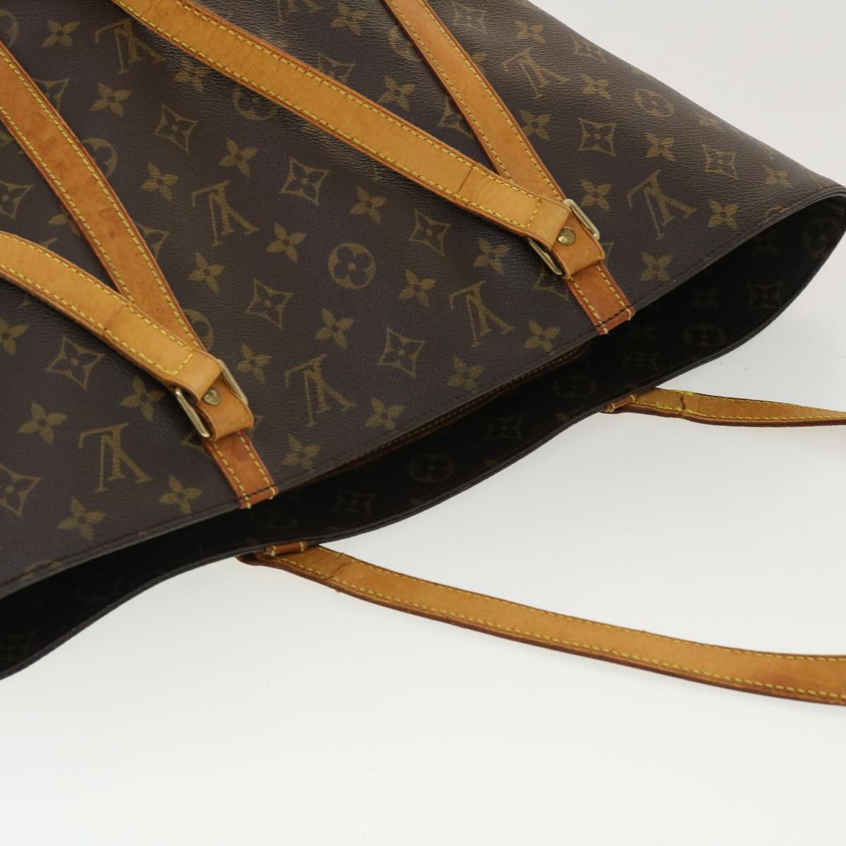 LOUIS VUITTON Monogram Sac Shopping Tote Bag M51108 LV 40010