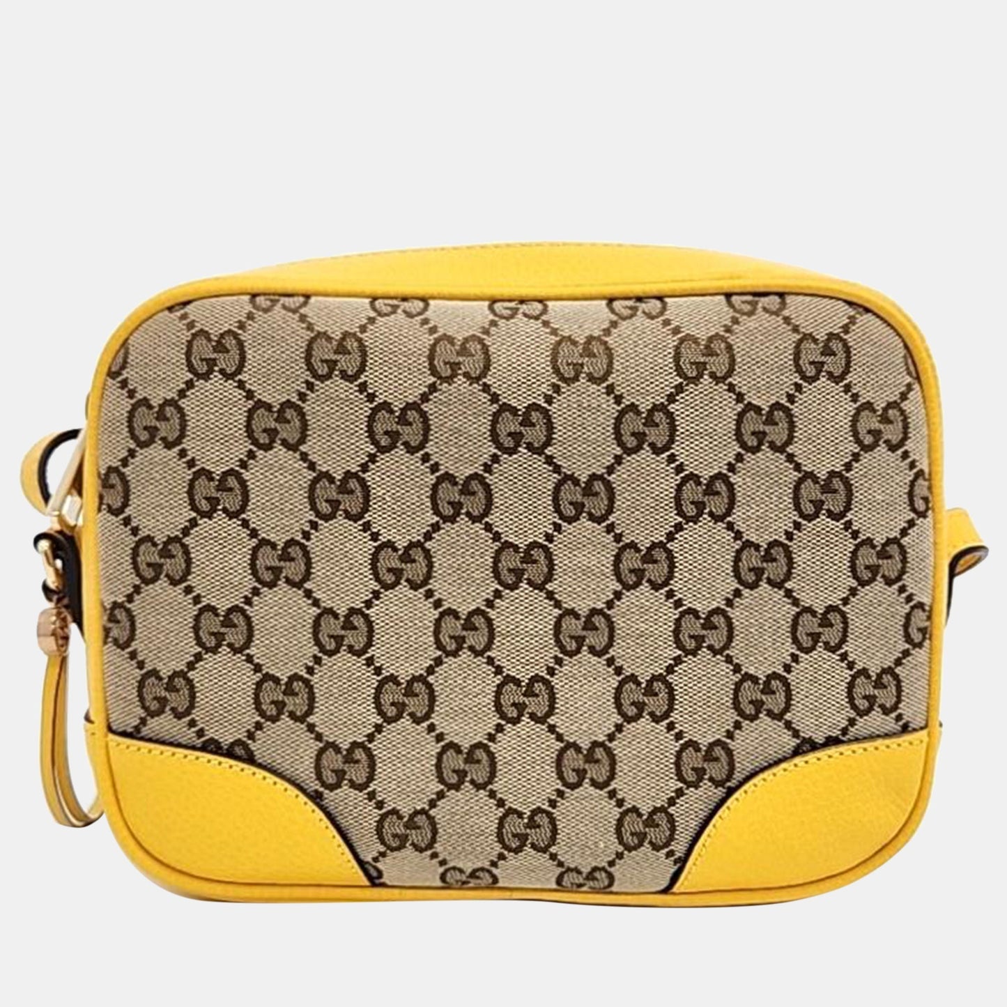 Luxury Gucci Trending 2025 yellow/beige gg canvas Crossbody Bag