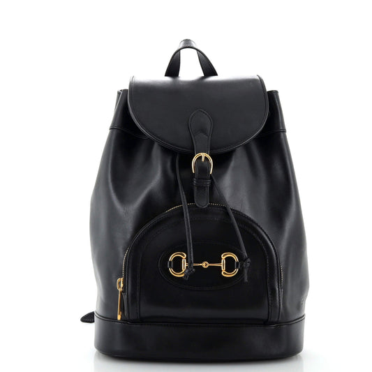 Luxury Gucci Trending 2025 Horsebit 1955 Backpack Leather