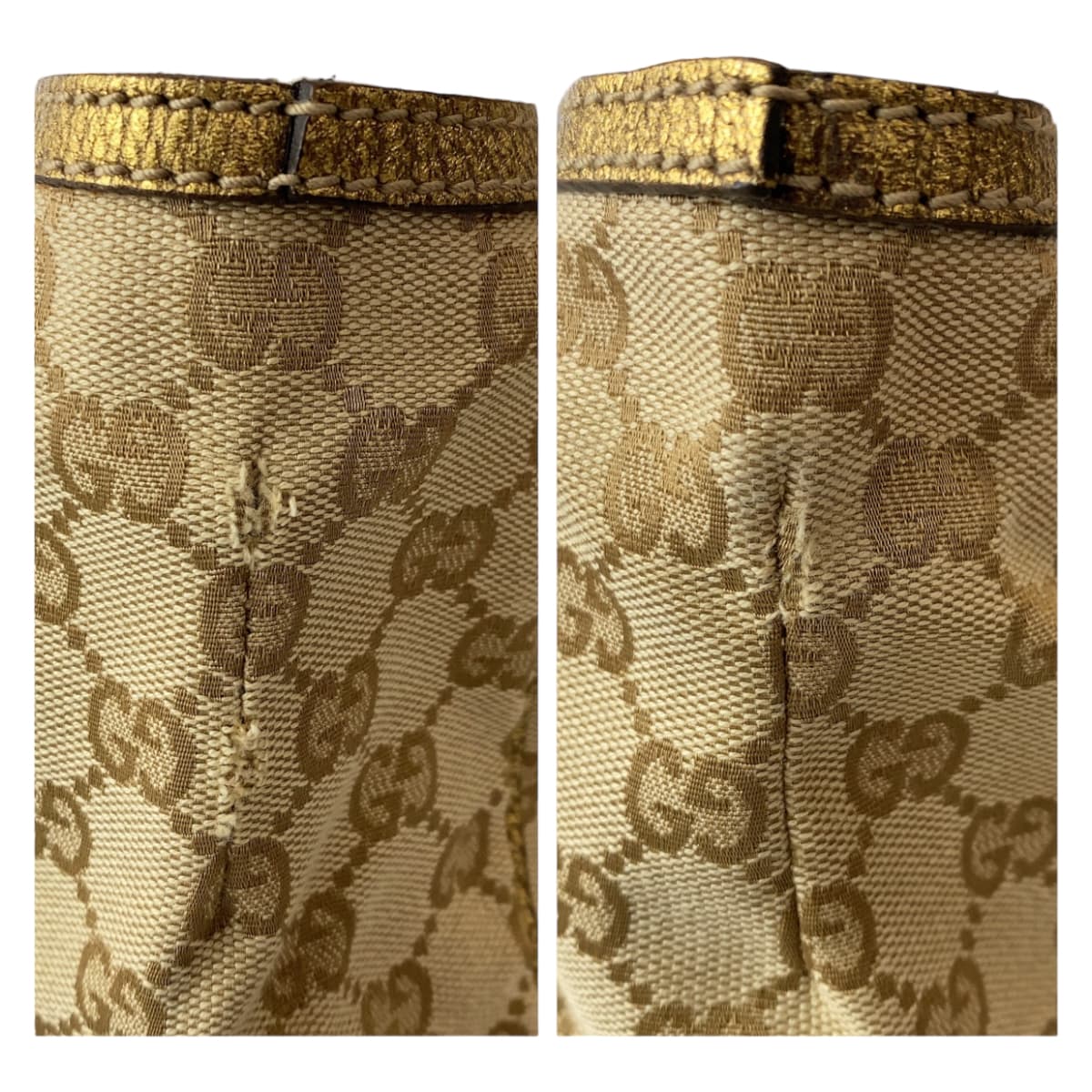 Luxury Gucci Trending 2025 Princy GG Canvas Leather Tote Bag