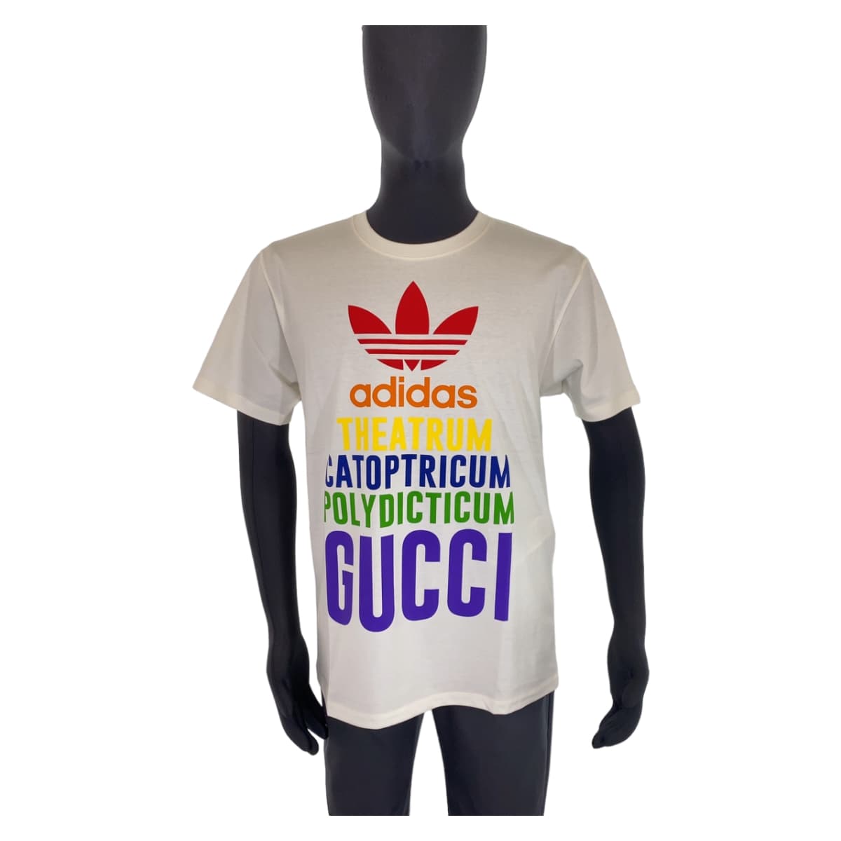 Luxury Gucci Trending 2025 x Adidas Cotton Logo Print Top XS