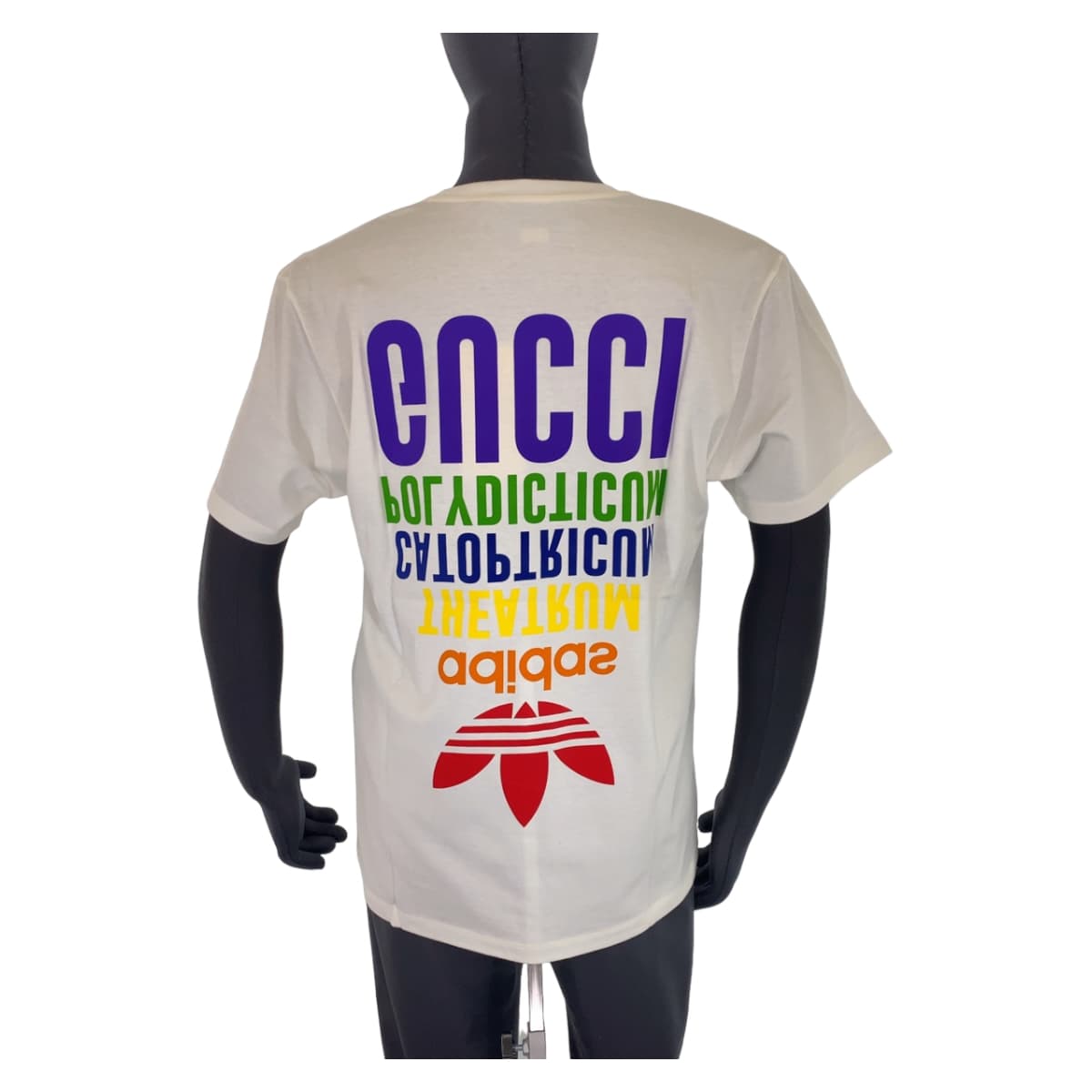 Luxury Gucci Trending 2025 x Adidas Cotton Logo Print Top XS