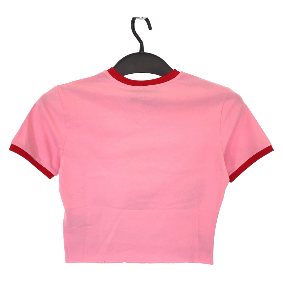Luxury Gucci Trending 2025 Cotton XXS Crop T-Shirt Pink Red