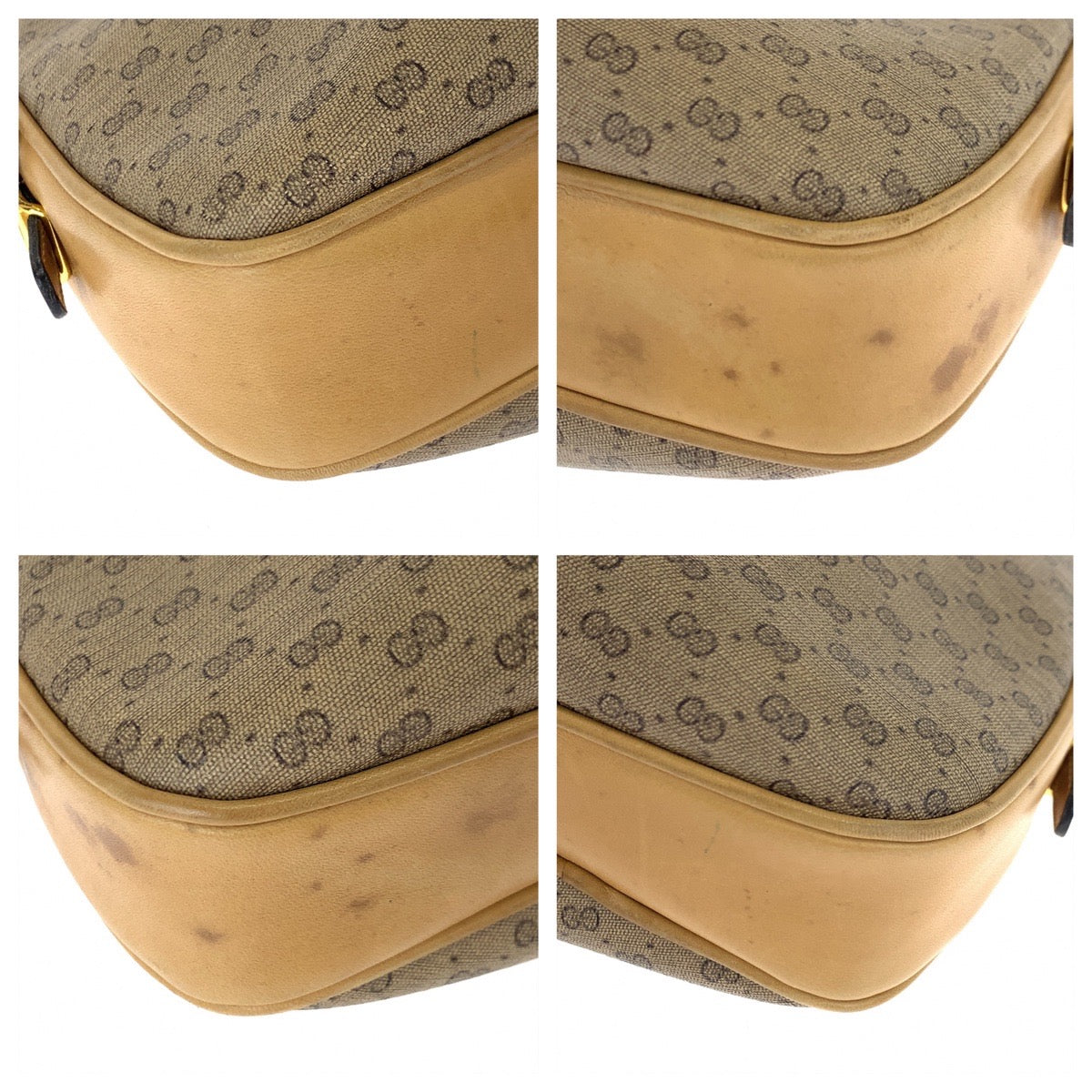 Luxury Gucci Trending 2025 Vintage Micro GG Canvas Shoulder Bag