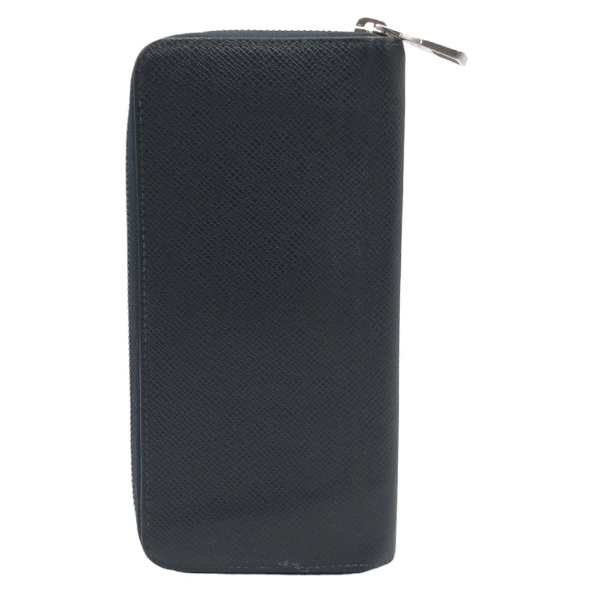 Louis Vuitton Taiga Zippy Wallet Vertical Black Leather