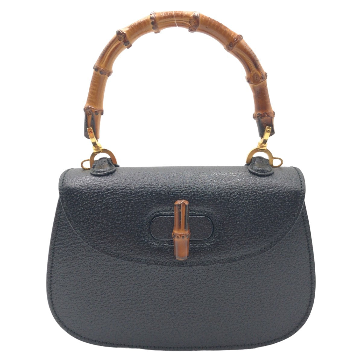 Luxury Gucci Trending 2025 Bamboo Leather Handbag Black