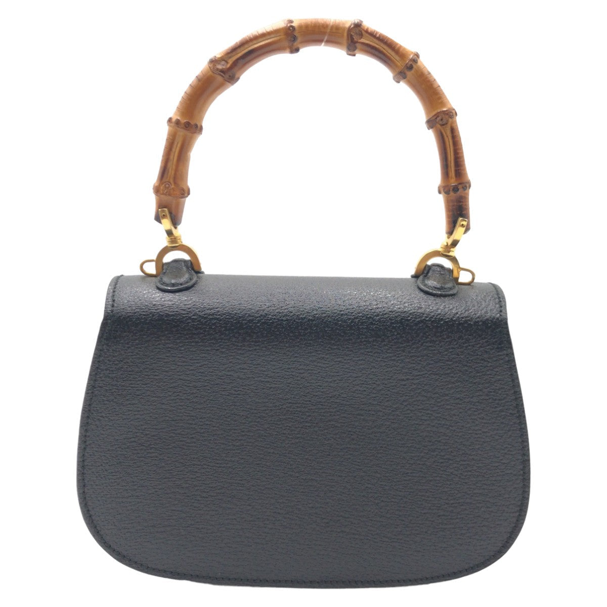 Luxury Gucci Trending 2025 Bamboo Leather Handbag Black