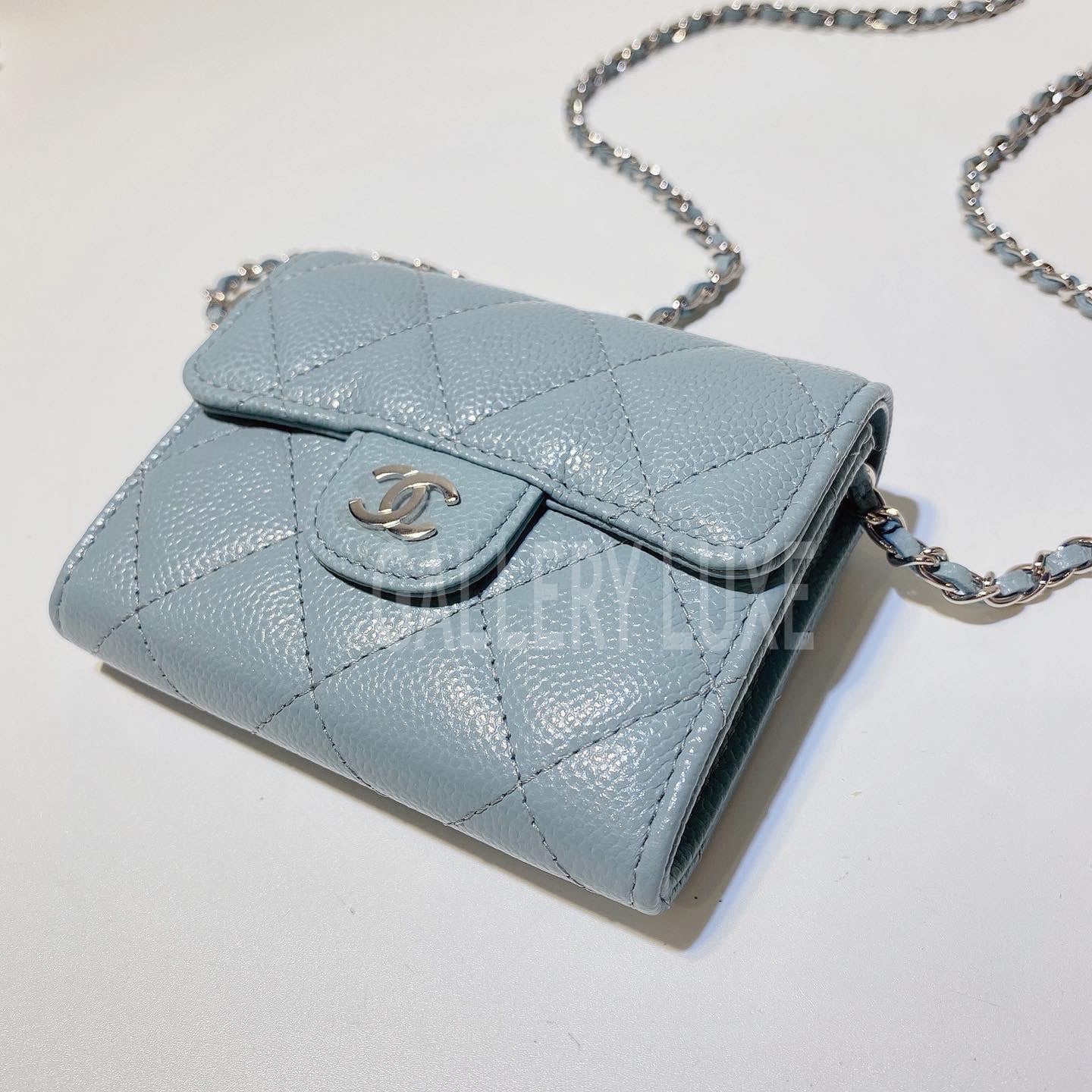 No.3108-Chanel Flap Coins Purse With Chain (Unused / 未使用品)