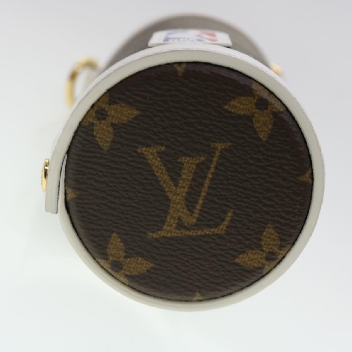 LOUIS VUITTON Monogram NBA FLASK HOLDER Water Bottle Blue Red GI0565 40703A