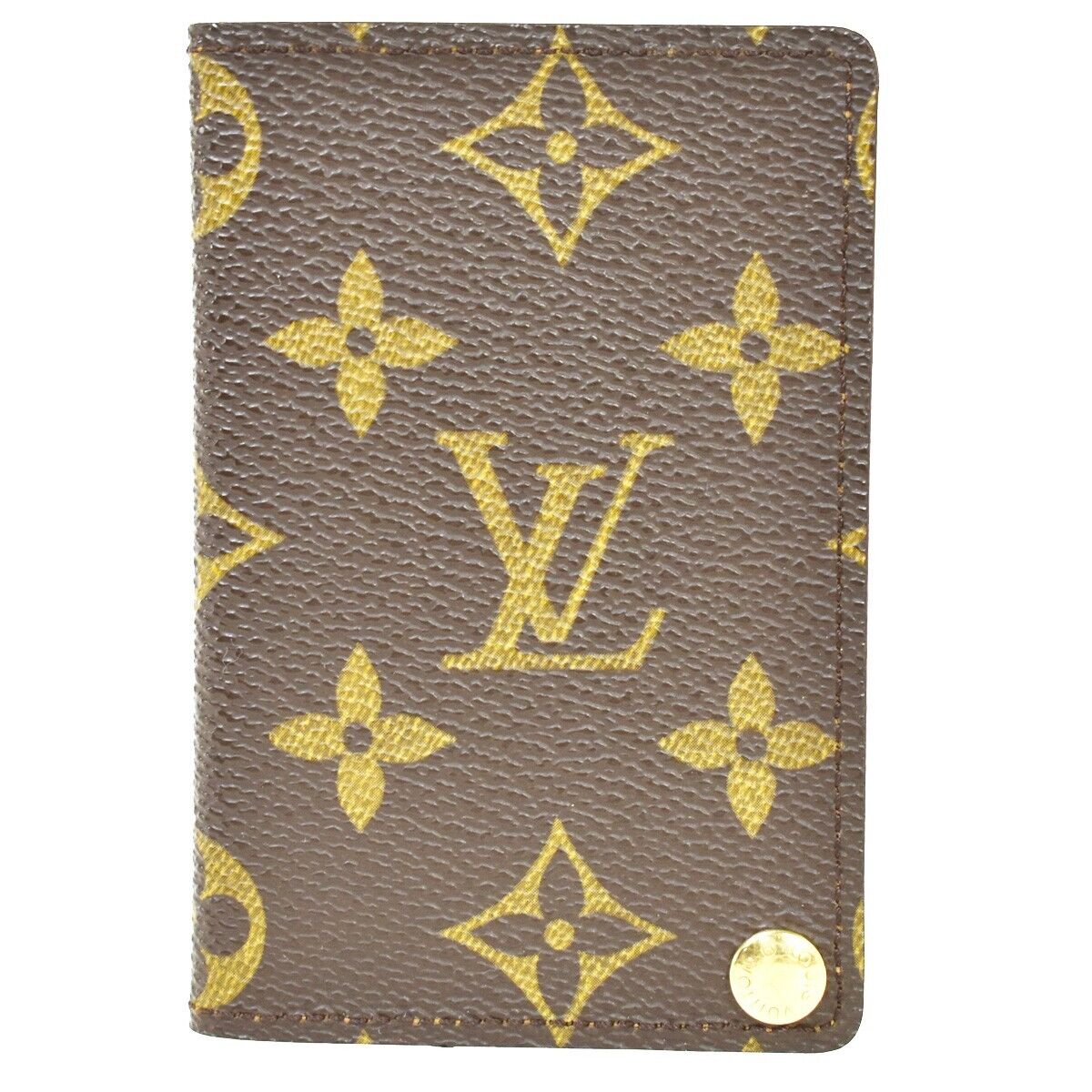 Louis Vuitton Porte Carte Crédit Pression  Canvas Wallet  ()