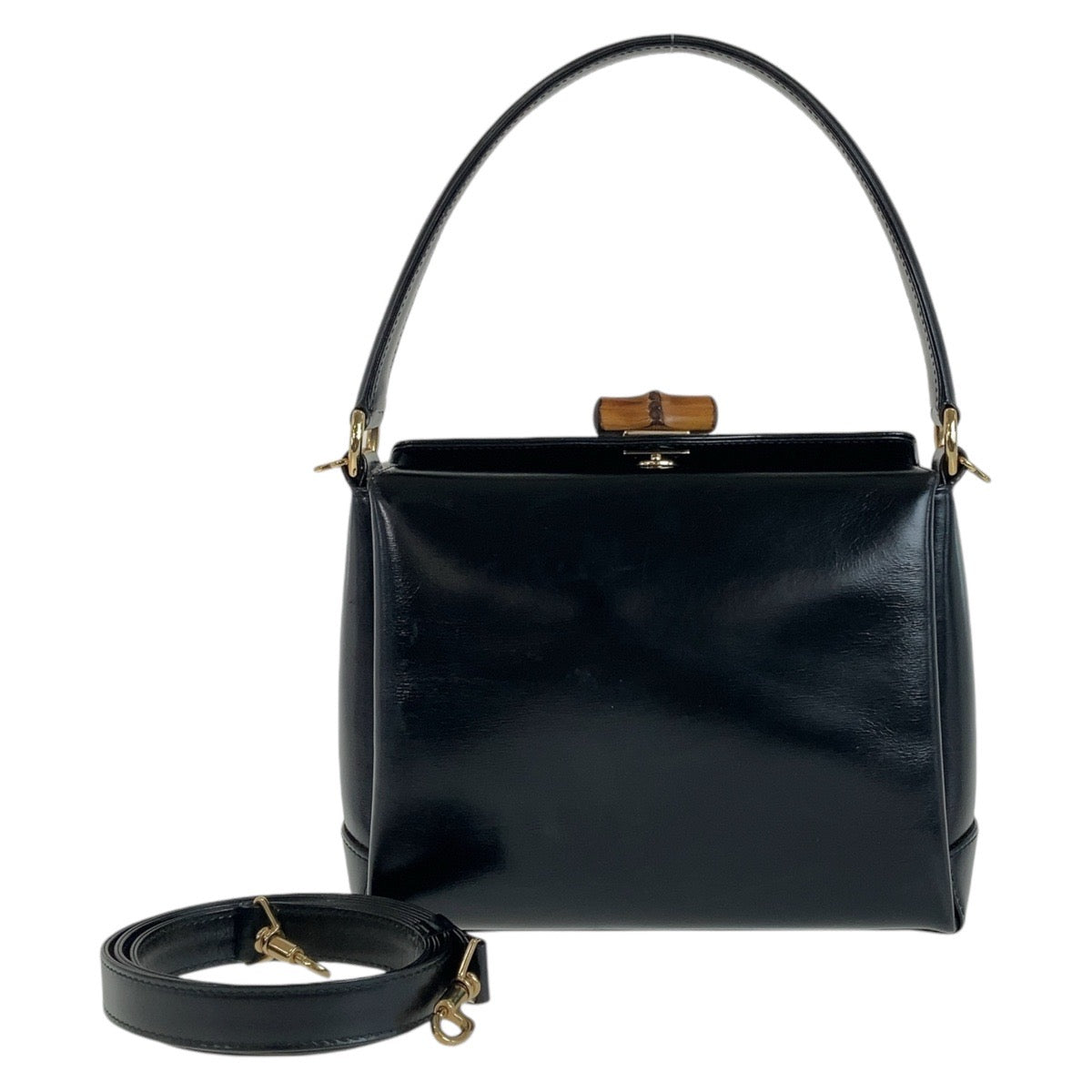 Luxury Gucci Trending 2025 Vintage Bamboo Leather Handbag Shoulder Bag