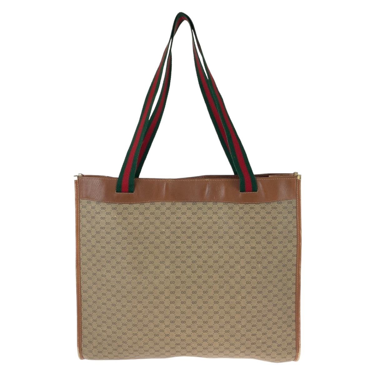 Luxury Gucci Trending 2025 Vintage GG Supreme Canvas Leather Tote Bag
