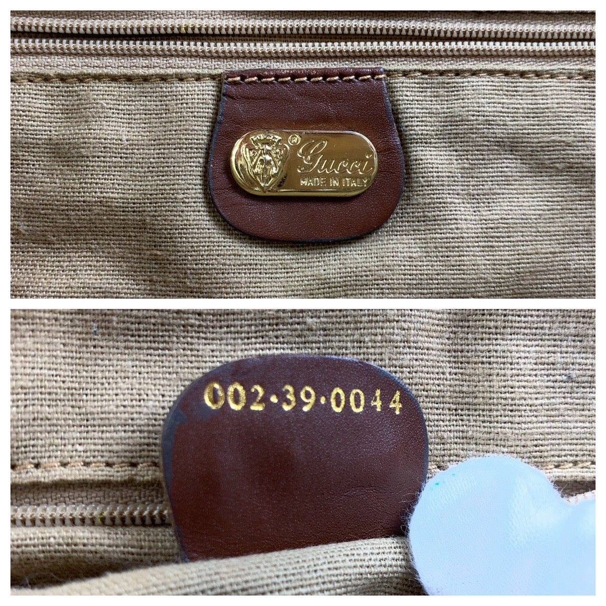 Luxury Gucci Trending 2025 Vintage GG Supreme Canvas Leather Tote Bag