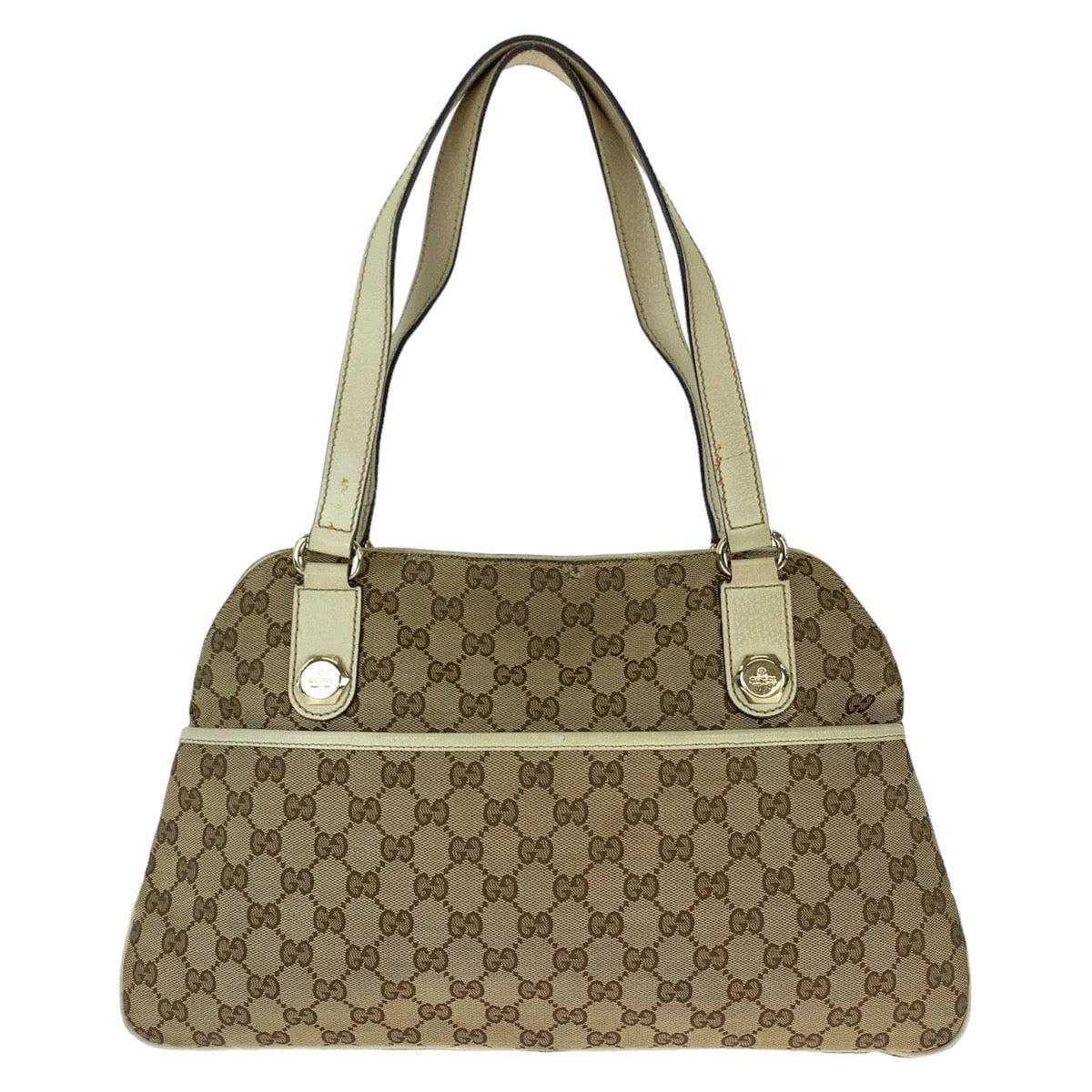 Luxury Gucci Trending 2025 GG Canvas Tote Bag Beige White