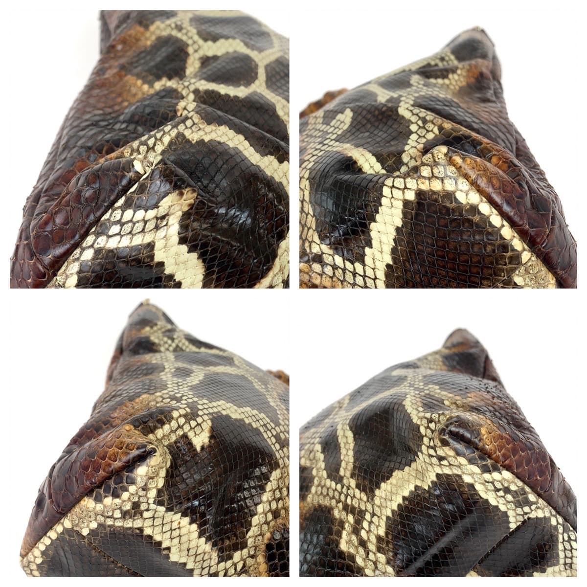 Luxury Gucci Trending 2025 Python Bamboo Tote Bag