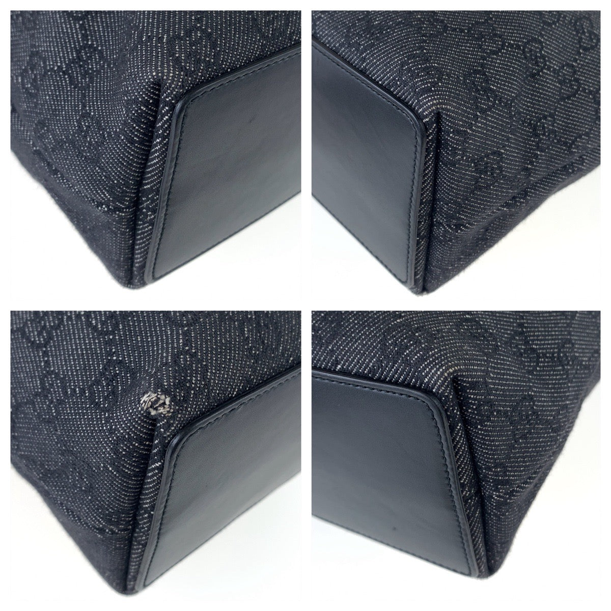 Luxury Gucci Trending 2025 GG Canvas Black Tote Bag