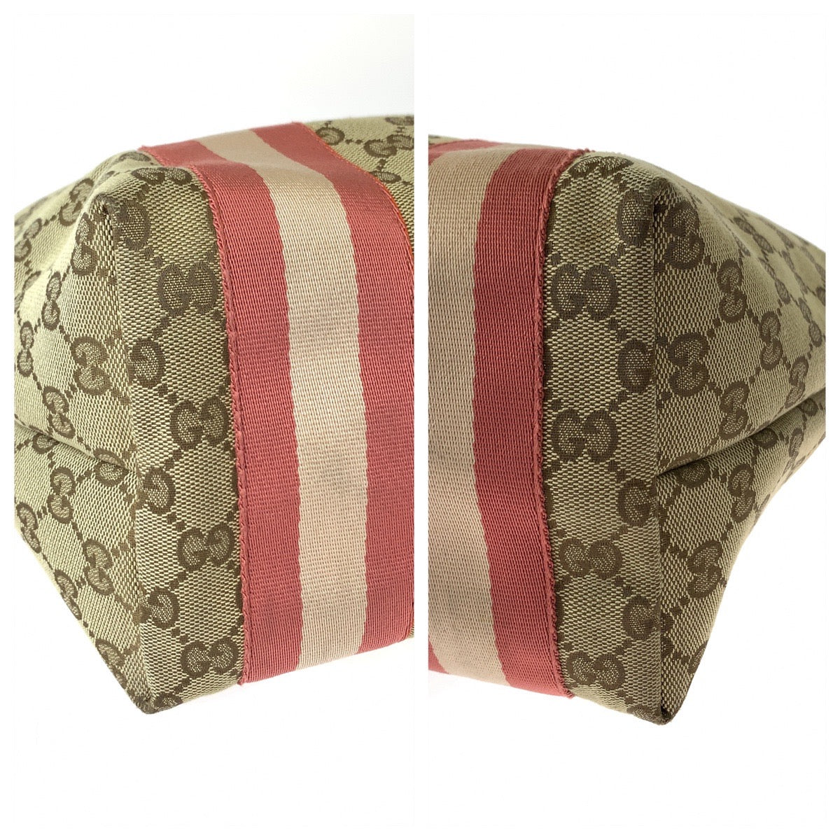 Luxury Gucci Trending 2025 GG Canvas Sherry Line Tote Bag