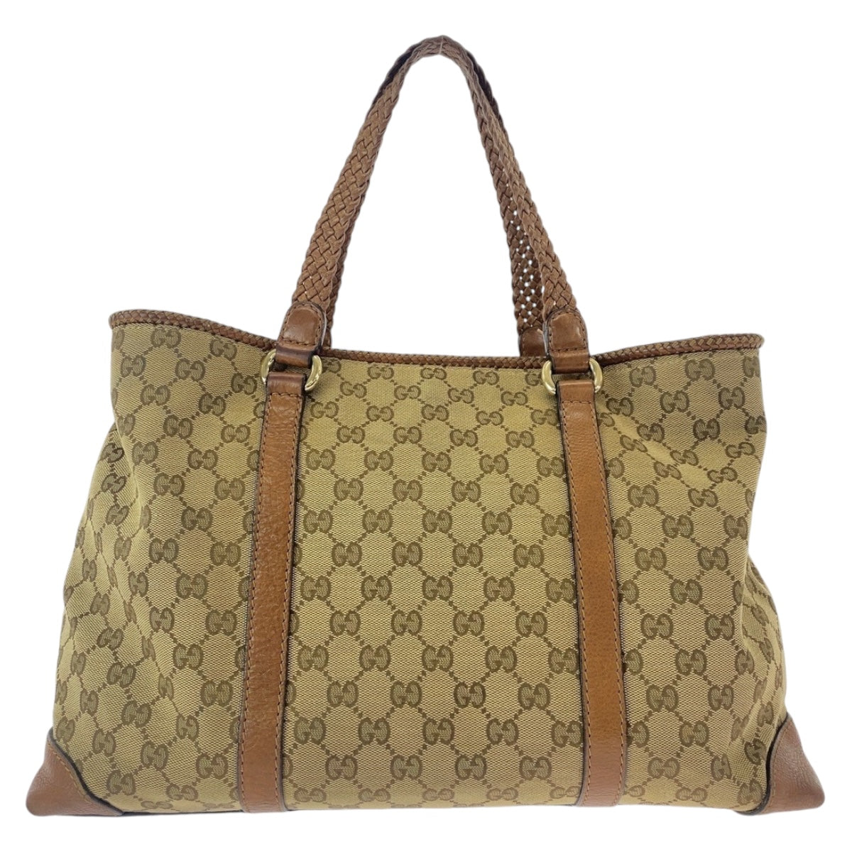 Luxury Gucci Trending 2025 GG Canvas Leather Tassel Tote Bag